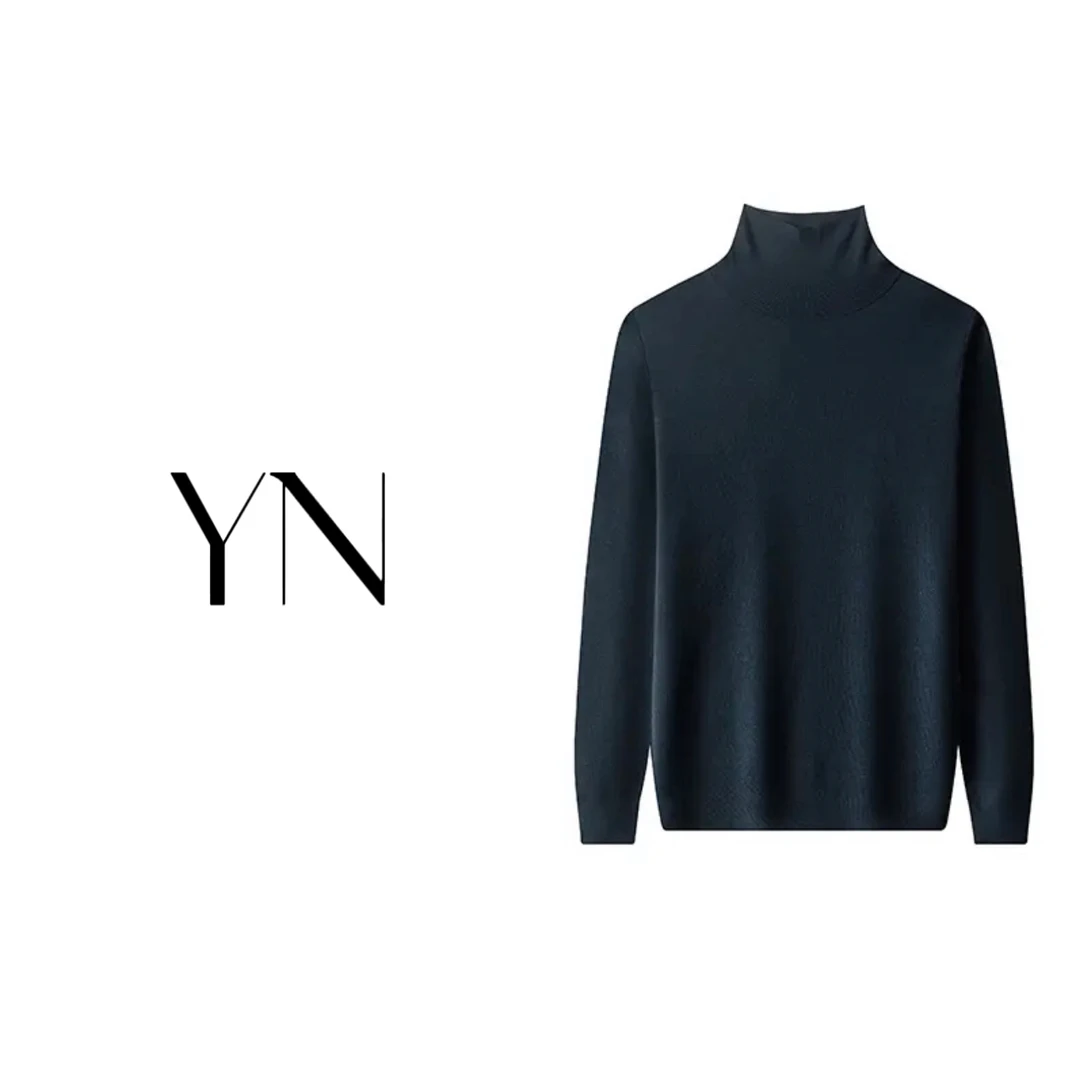 【一诺毛衫100%羊毛衫】抗起球男女精纺可机洗针织打底百搭高领