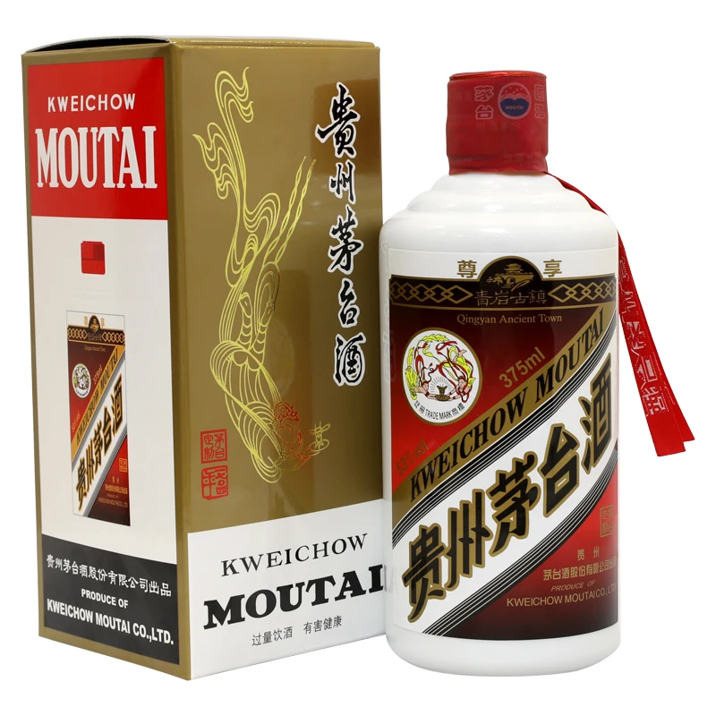 KWEICHOW MOUTAI/贵州茅台酒 2018年375青岩古镇53度375ml