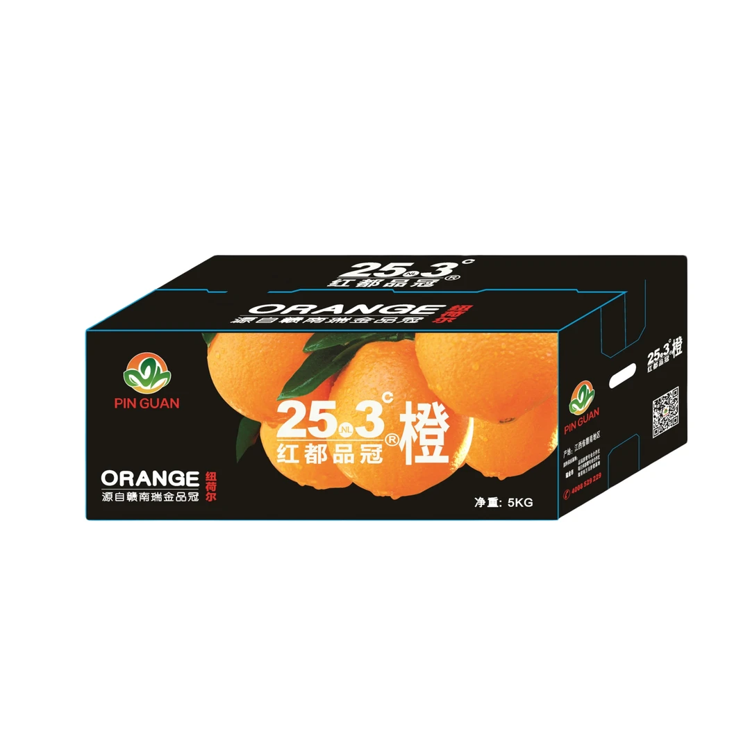 红都品冠25.3°橙脐橙5kg 箱装
