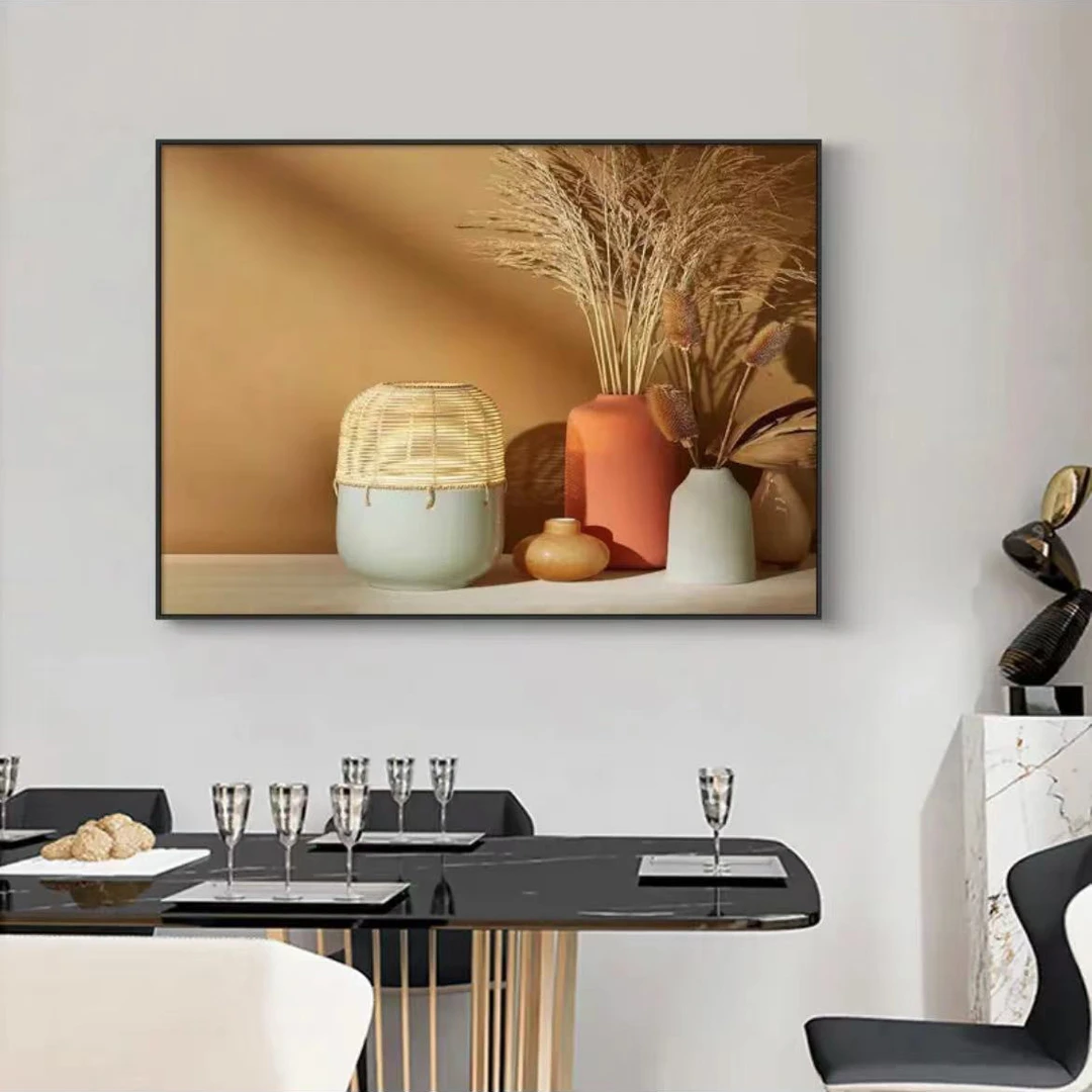 电表箱装饰画现代简约配电箱遮挡客厅弱开关电闸盒轻奢挂画免打孔