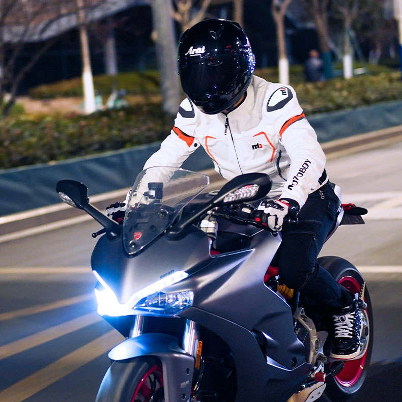 motoboy摩托车夏季骑行服赛车机车服男防摔透气骑行骑士装备网眼