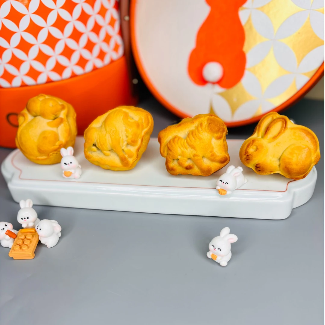 【阖家幸福】胶东手作中秋节十二生肖月饼