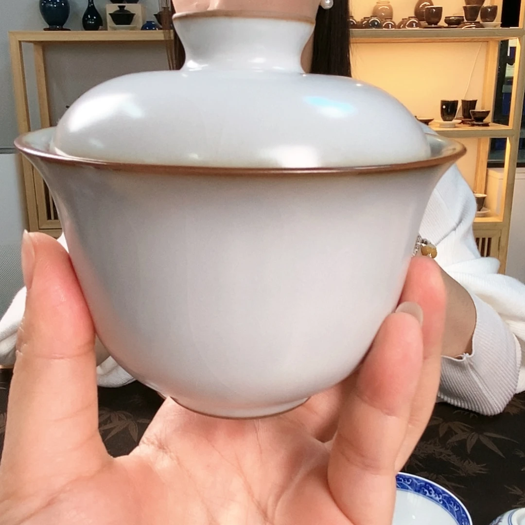 器度甄选手工盖碗