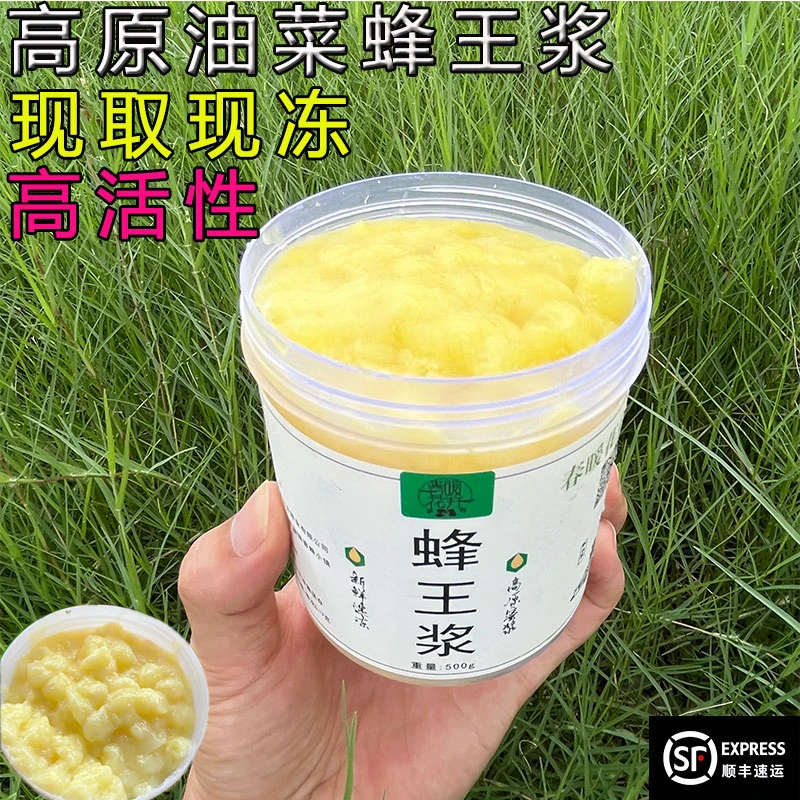 【买一送一】高海拔油菜速冻蜂王浆高原甘肃天然速冻蜂王浆油菜浆