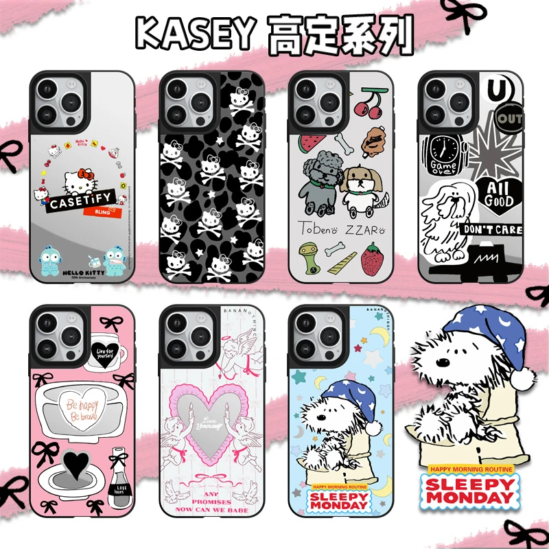 KASEY高定系列CASETI同款适用苹果手机壳亚克力iphone16镜面壳