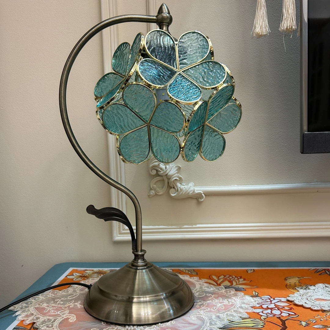 复古客厅创意书房欧式新中式家用简约玄关古典办公蒂芙尼美式台灯