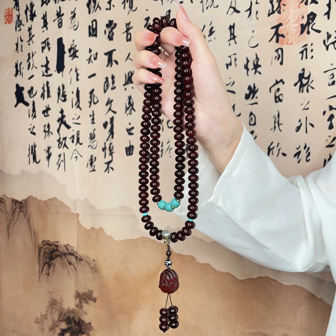 原生态手作 敦煌飞天精品菩提10mm 菩提手串佛手款