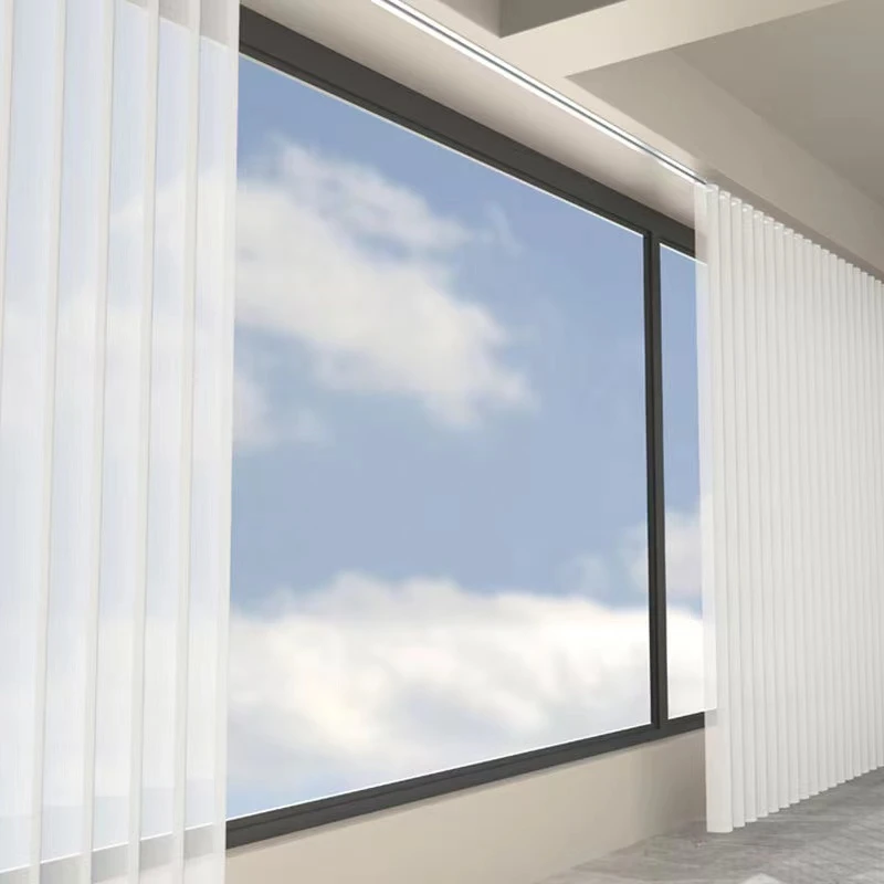 电动窗帘内嵌电动轨道隐形窗帘预埋轨道静音米家小爱天猫声控配件