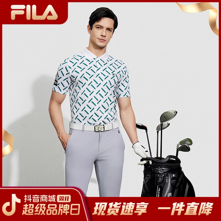 斐乐男士夏季新款运动舒适休闲时尚百搭POLO衫A11M425119F高能感