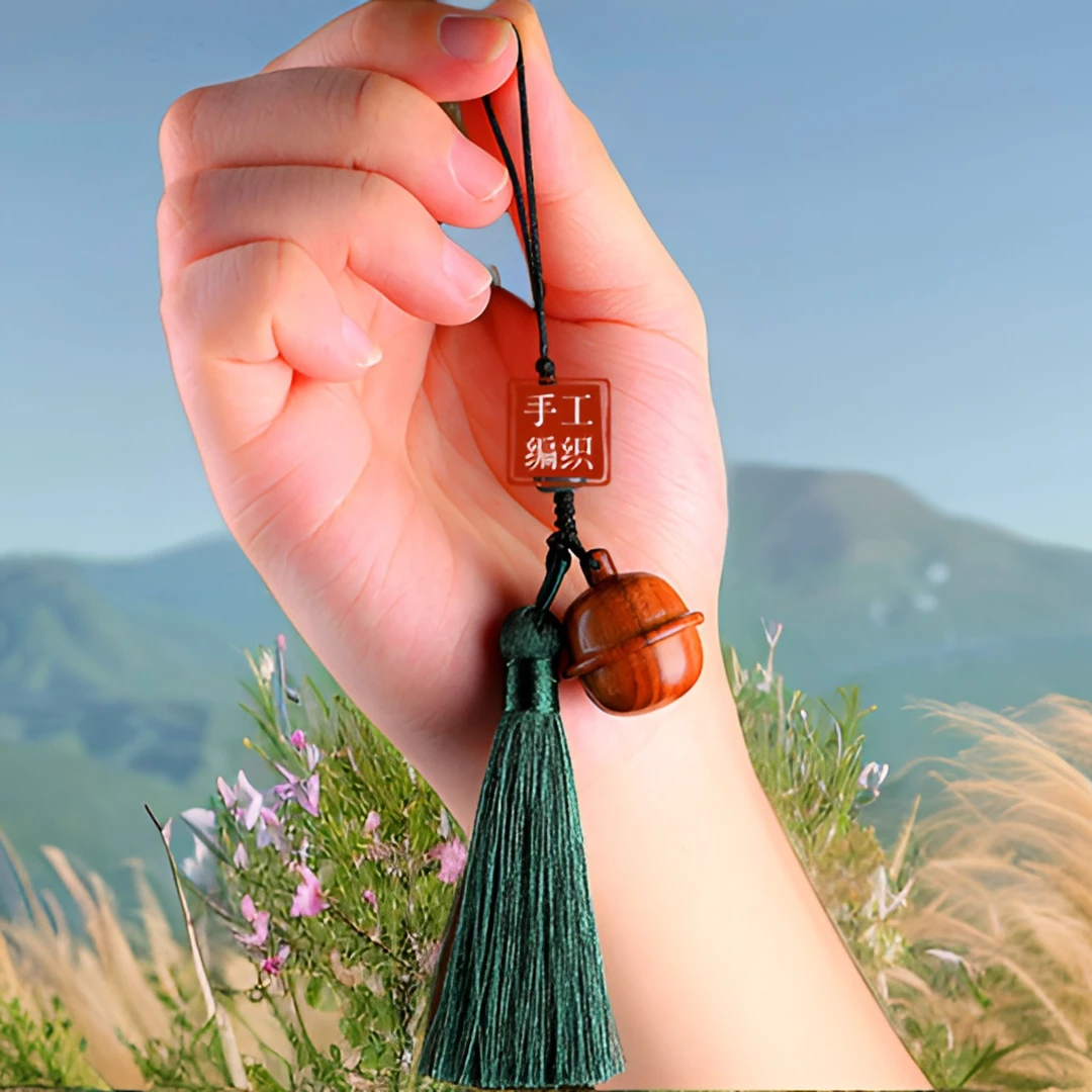 【三言】铃铛花梨镂空挂件挂饰随身香囊记得拍蜜丸螺旋开合镂空打开