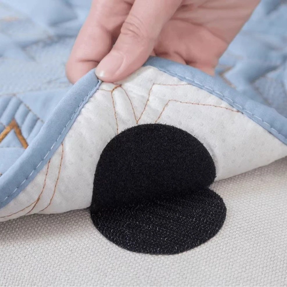 【10对/20对】沙发坐垫床单固定器魔术贴防跑防滑神器无针无