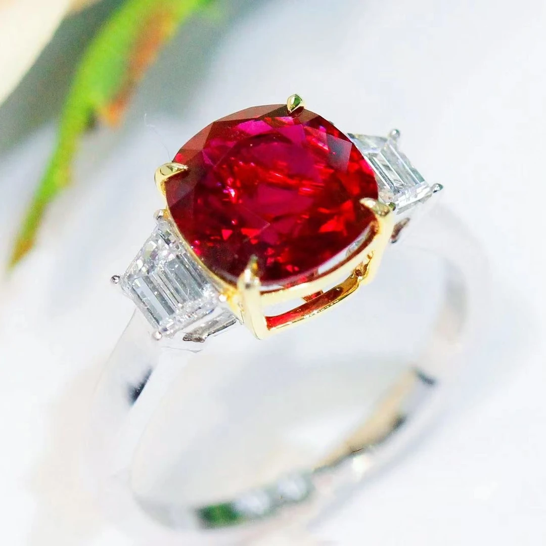 小红宝 x Phoenix Jewelry 红宝石戒指18K金 精致镶嵌定制联系
