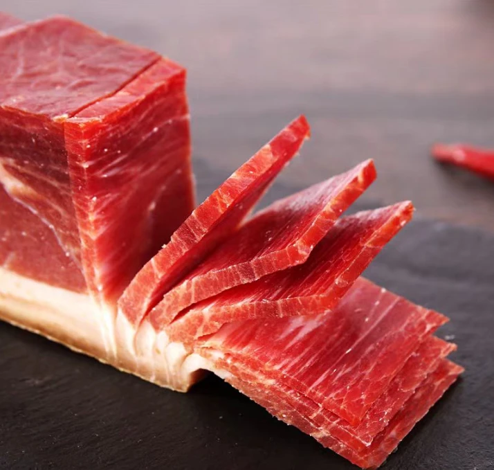 佳喜火腿精修好的小肉块猪脚云南特产宣威火腿现场秤一物一拍