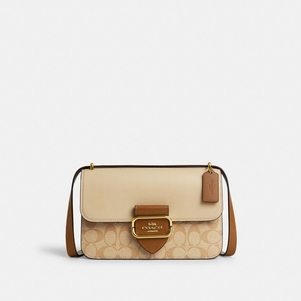 【国内现货】COACH/蔻驰MORGAN女士经典印花单肩斜挎包 CR331IMWQ4