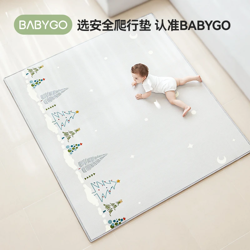 babygo加厚XPE婴儿婴幼儿爬爬垫安全家用防滑游戏地垫儿童专用