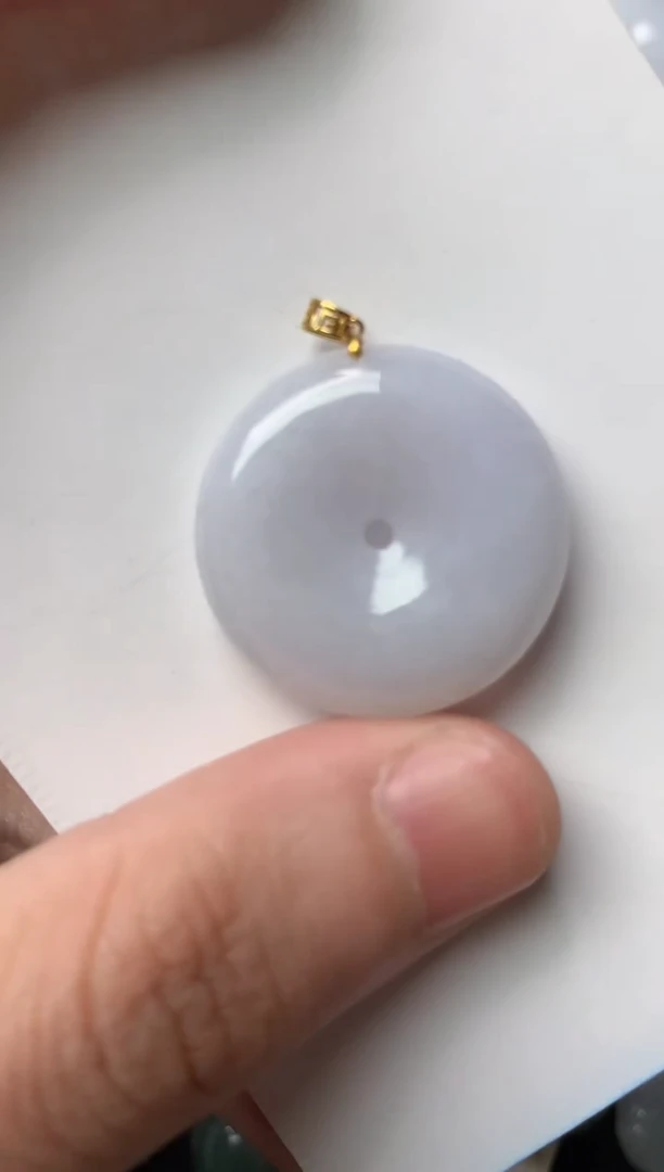 【闪购商品】翡翠颈饰18K金镶嵌8.............