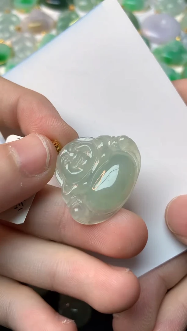 【闪购商品】翡翠颈饰18K金镶嵌4............