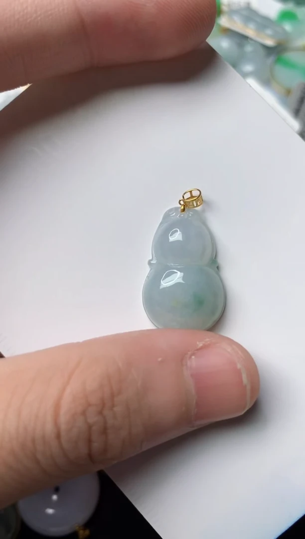【闪购商品】翡翠颈饰18K金镶嵌1............