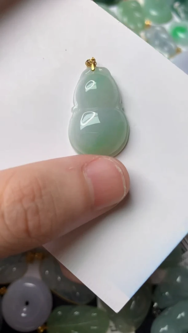 【闪购商品】翡翠颈饰18K金镶嵌3........