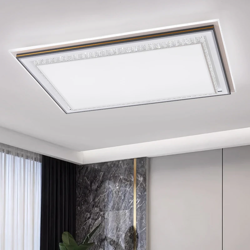 8115客厅水晶吸顶灯轻奢卧室高级感水晶新款餐厅简约现代全屋灯具