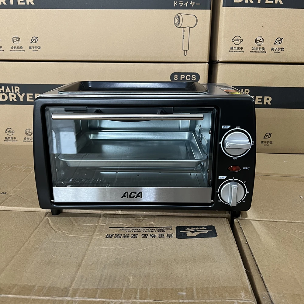 C630电烤箱10L多功能烘焙蛋糕大容量全自动烤箱 VTO-9F 750W 家用