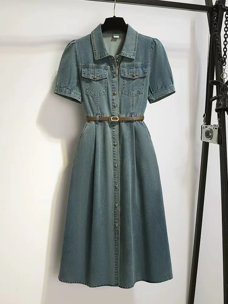 【现8918号 牛仔裙】--姐妹服装2