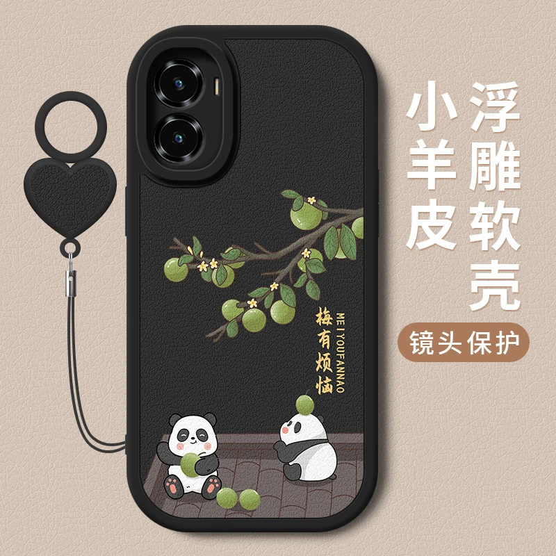 vivoy77e手机壳新款y77大橘大力小羊皮硅胶软壳5G保护套网红全包