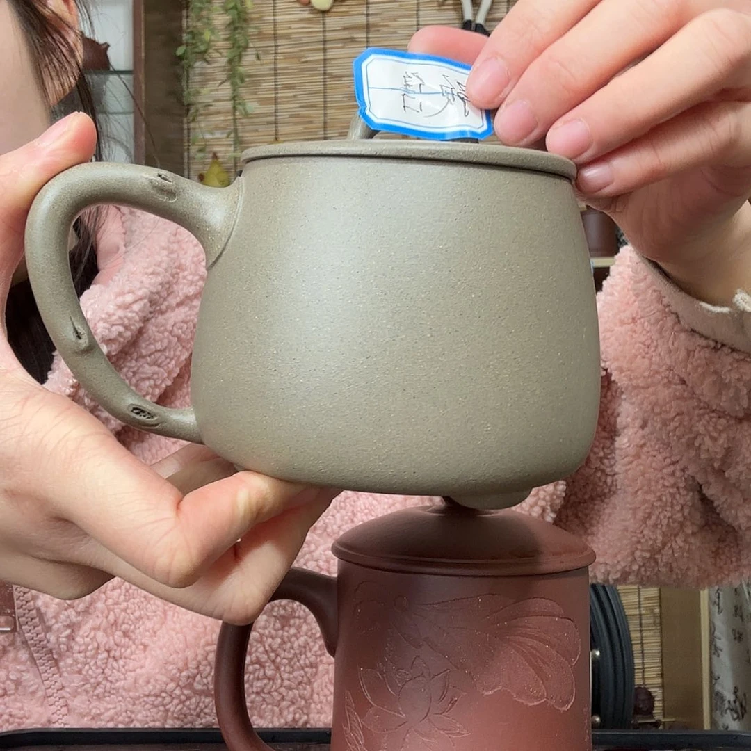 【闪购商品】紫砂茶杯快**行青段石瓢