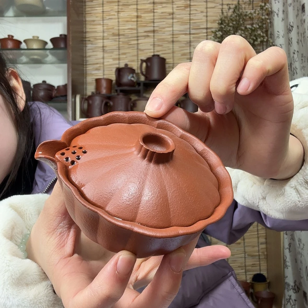 【闪购商品】紫砂茶杯手抓壶