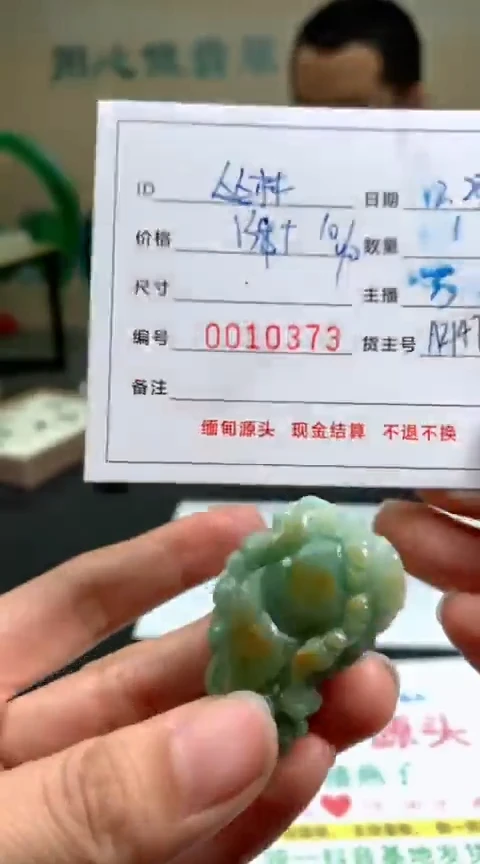 【闪购商品】定制翡翠未镶嵌/丛林/10373/挂件/1/微瑕