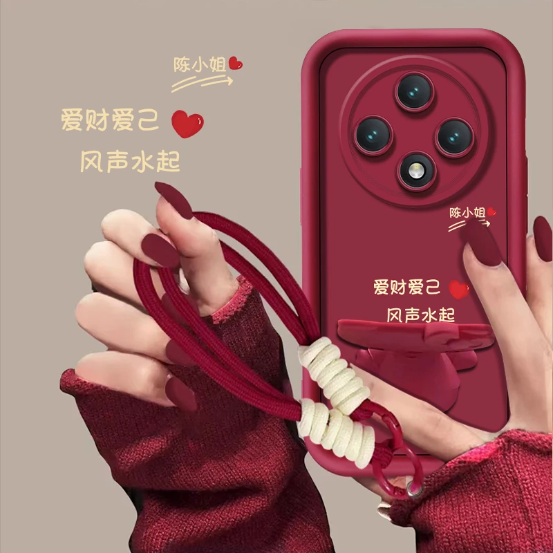 爱财爱己百家姓定制适用于oppoa3pro手机壳猫咪支架创意防摔女款