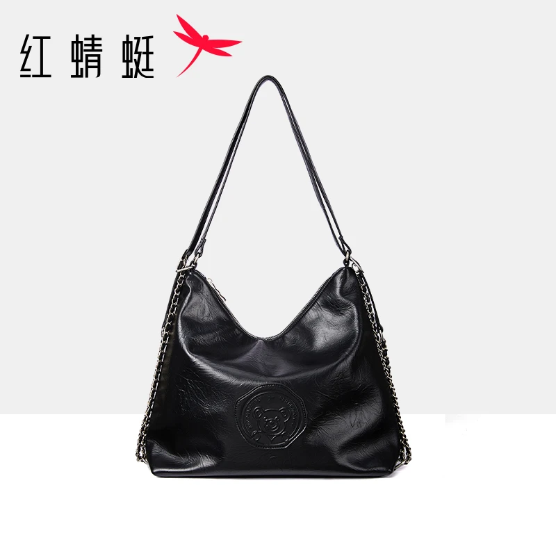 REDDRAGONFLY/红蜻蜓轻奢品牌包包女士双肩背包女款大容量斜挎包