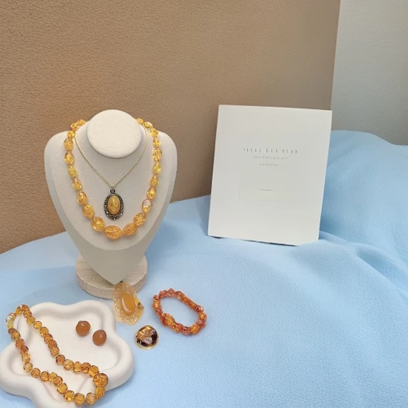 合金项链 合金中古首饰项链戒指手链胸针