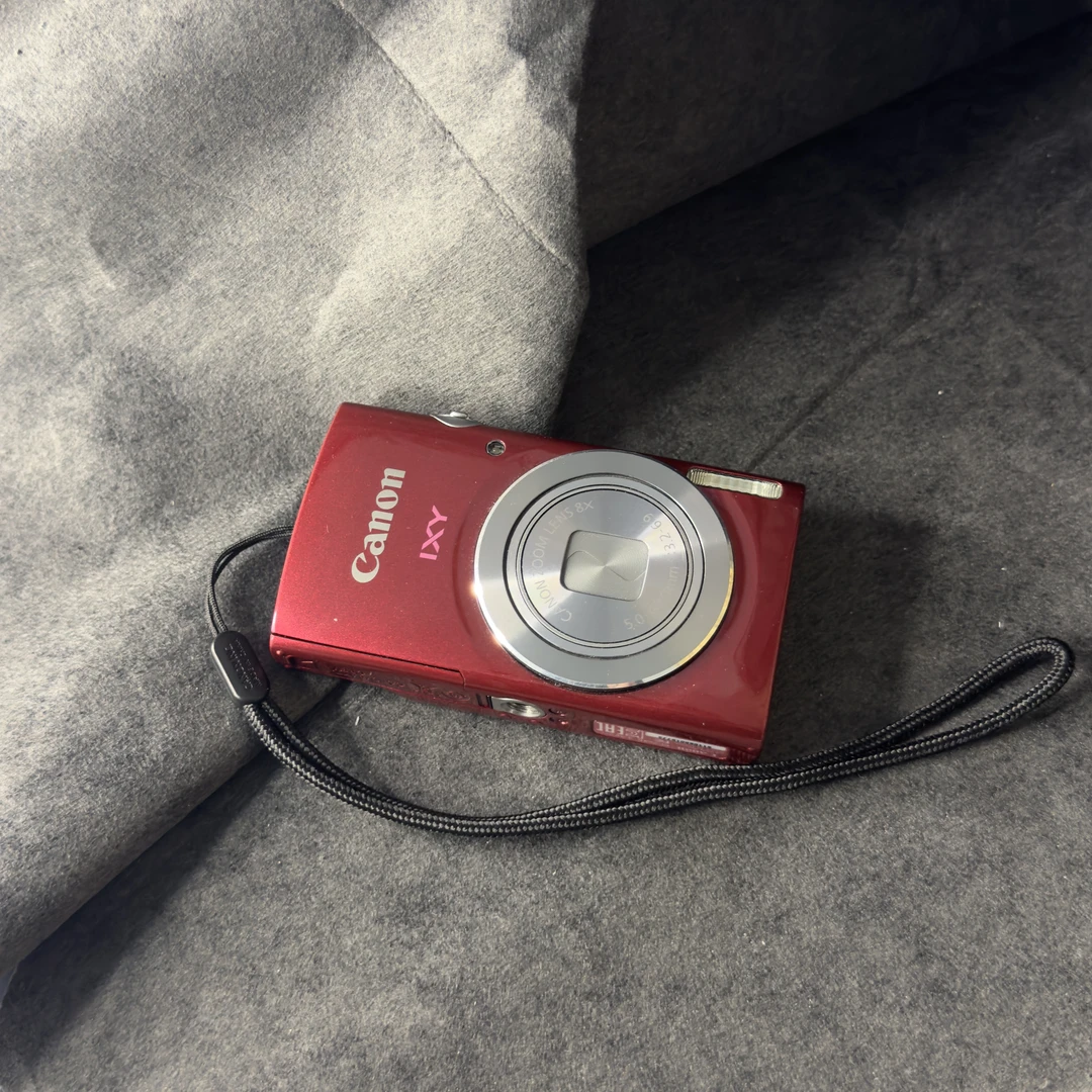 9新 Canon/佳能 IXY120(IXUS145日版日英文) 红色 无瑕疵