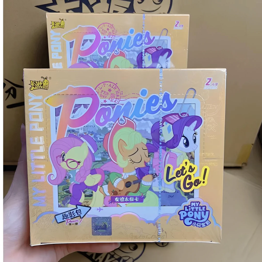 小马宝莉卡牌卡片趣影包第1弹一代辉月5彩虹包一整盒2元包正版