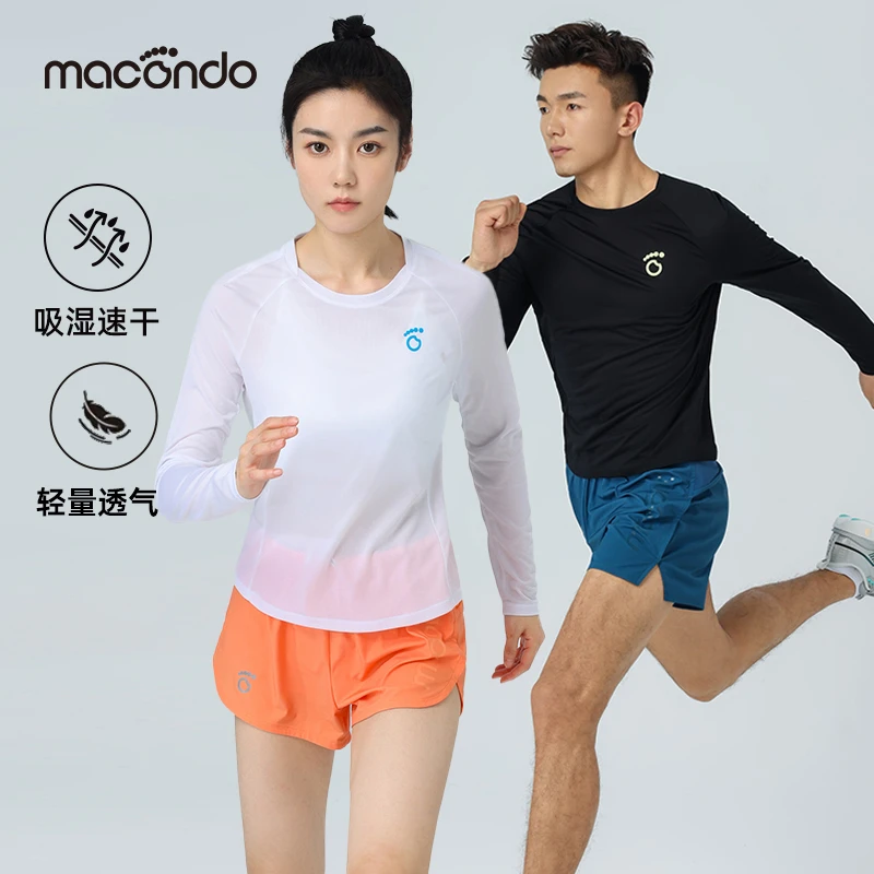 马孔多7代男女长袖T恤 吸湿速干 轻量透气 柔软舒适 单件约99g