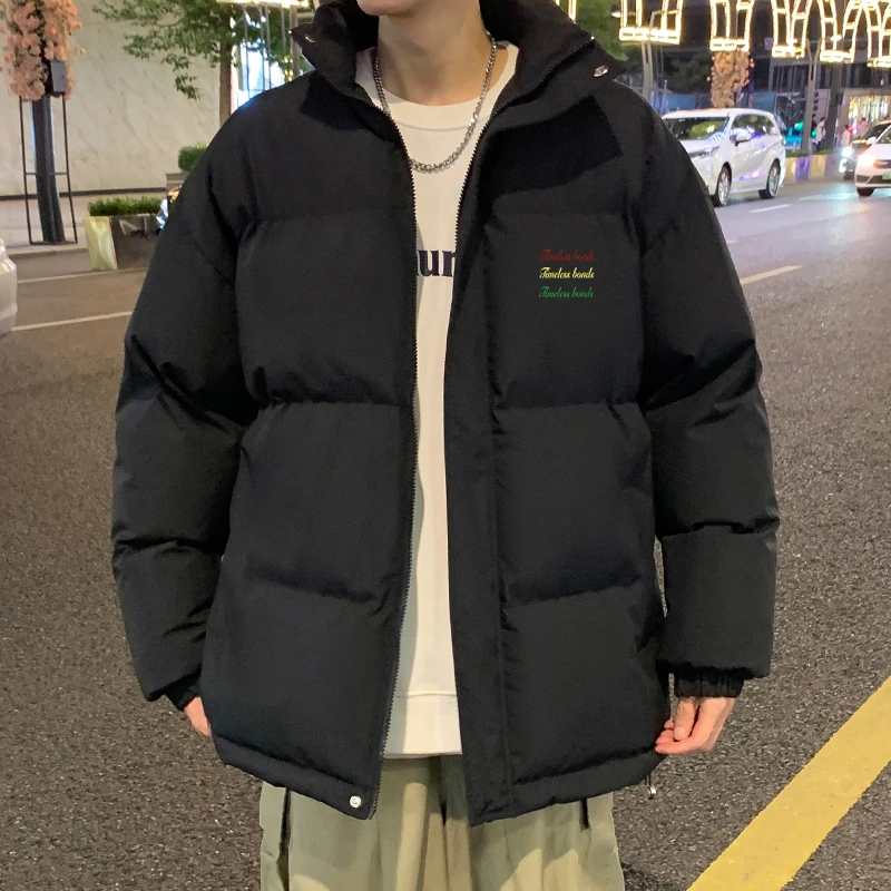 muxiaofei/慕小菲 棉衣男宽松外套加厚棉服美式秋冬潮保暖面包服