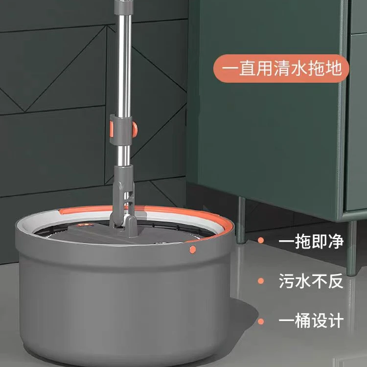 6571圆形免手洗旋转拖把