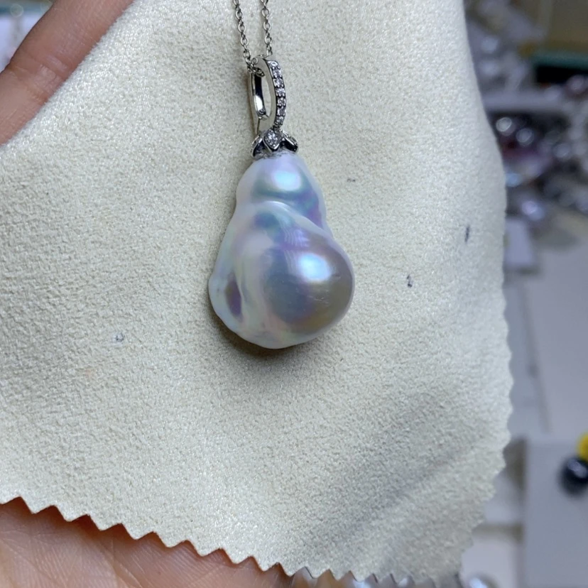 【闪购商品】淡水珍珠天然珍珠合金