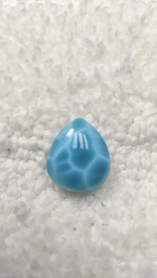 海纹石水滴吊坠玉化料