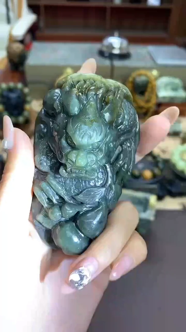 【闪购商品】透闪石质玉手把未镶嵌手把