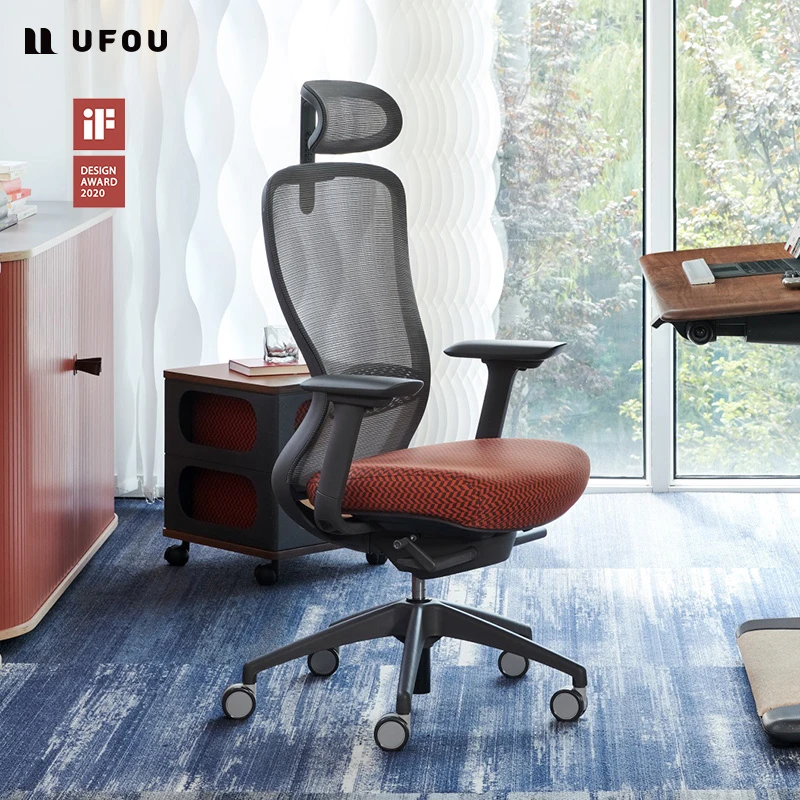 VX人体工学办公椅舒适靠背久坐呵护脊柱可倾仰电竞电脑老板座椅