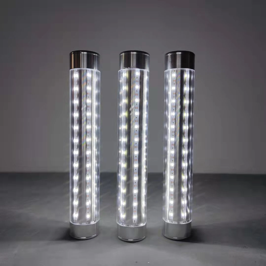 彩光gogo点舞棒酒吧ktv爆闪棒气氛道具美舞棒铝合金充电荧光棒20