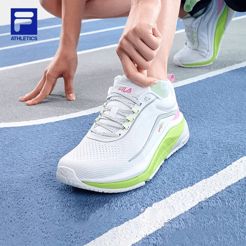 FILA斐乐女鞋【玄豹2】2024夏季透气运动训练缓震跑步鞋运动鞋