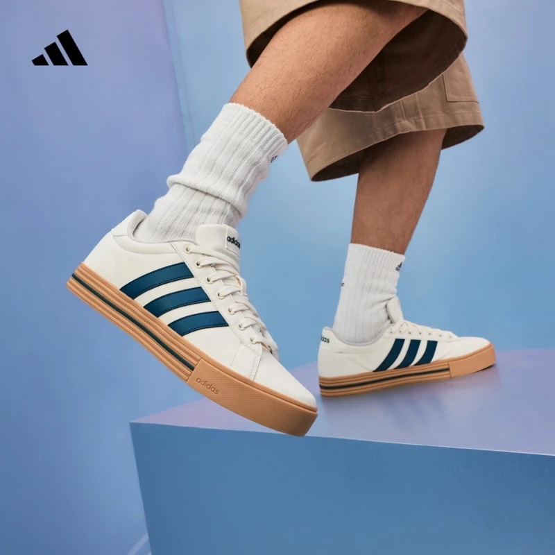 阿迪达斯官方 DAILY 4.0复古百搭休闲板鞋男女款 adidas JR0078