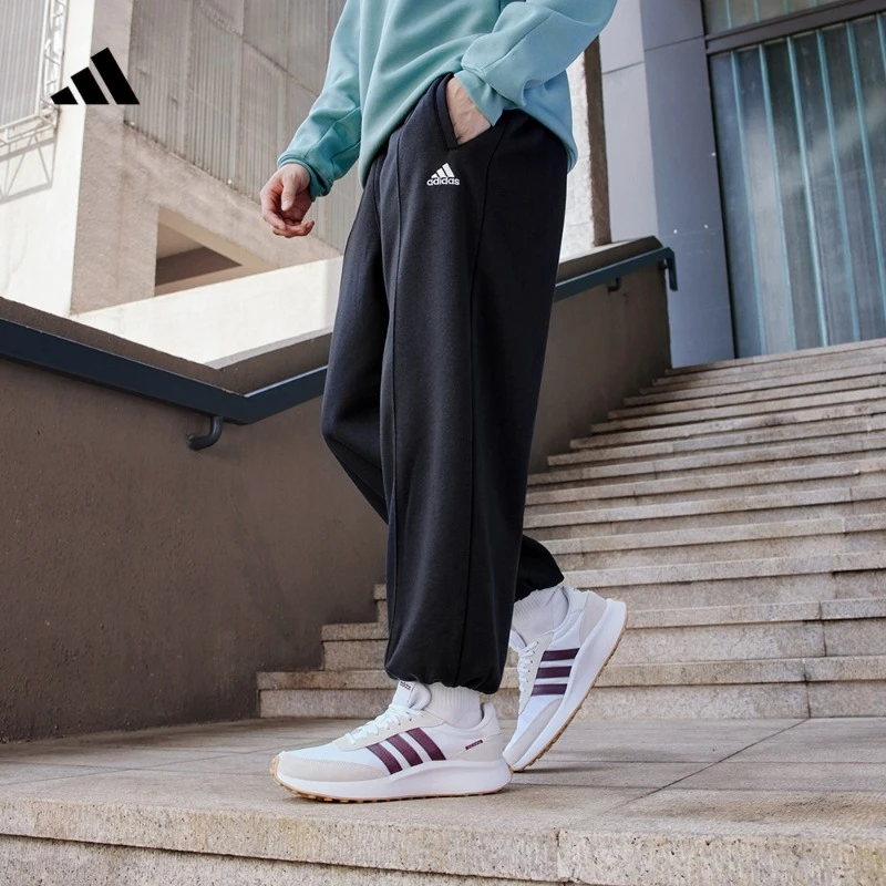 阿迪达斯官方 休闲加绒加厚运动裤男女款轻运动 adidas JM9117