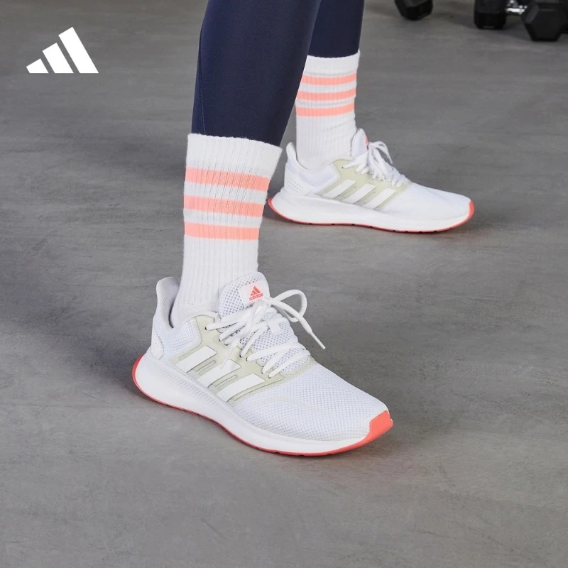 阿迪达斯女款随心畅跑舒适跑步运动鞋 adidas RUNFALCON FW5142