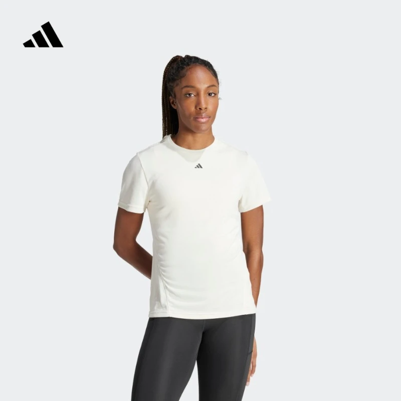 阿迪达斯官方女HIIT高强度间歇训练运动健身短袖T恤adidas IU1124