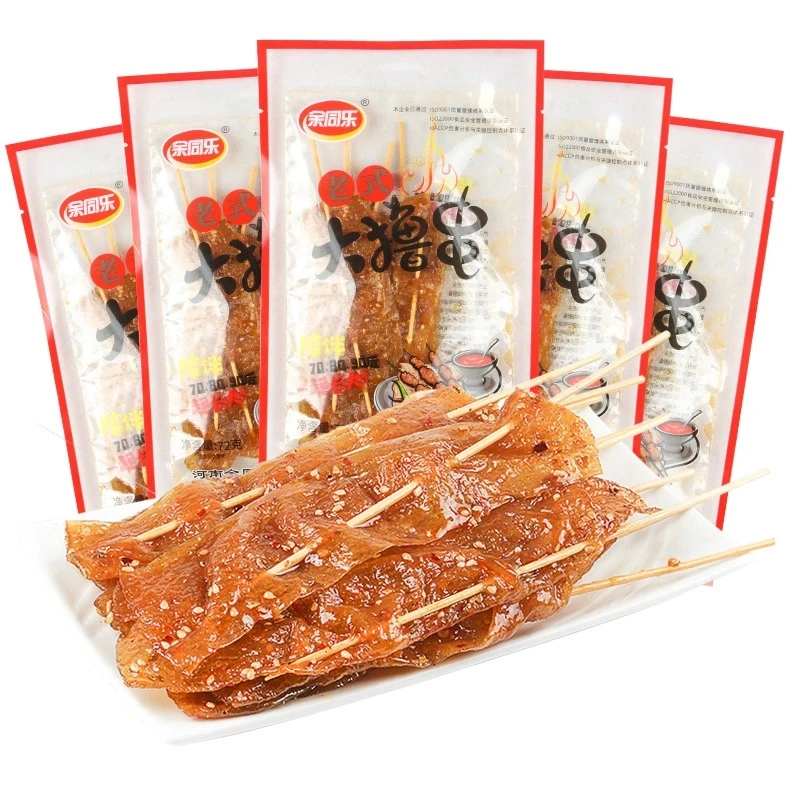 余同乐老式大撸串辣条解馋小吃休闲怀旧大辣片元美香辣素食豆制品