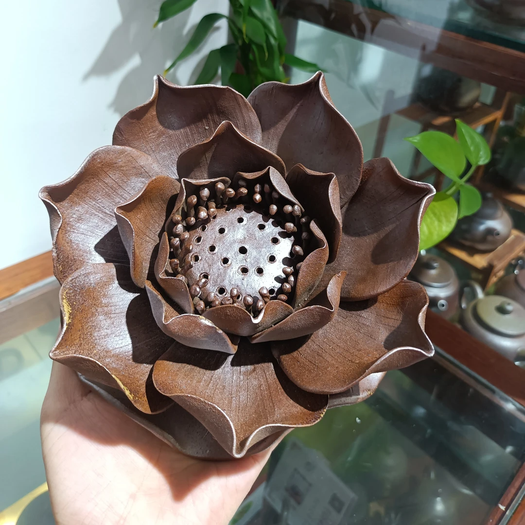 贵台龙窑柴烧坭兴陶香插